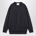 Jil Sander Grey Wool Crew Neck Sweater