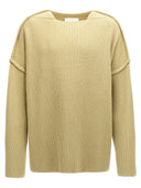 Jil Sander Geometrischer Ausschnittpullover