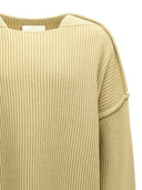 Jil Sander Geometrischer Ausschnittpullover