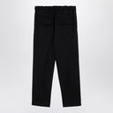 Jil Sander Black Trousers With Elasticated Waist
