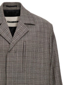 Jil Sander Check Long Coat