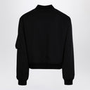 Jil Sander Black Wool Gabardine Bomber Jacket