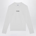 Jil Sander Porcelain Cotton Jersey With Logo