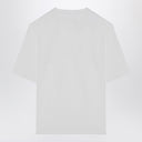 Jil Sander Porcelain Cotton T Shirt With Logo