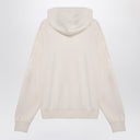 Jil Sander Ivory Swater con patch logo