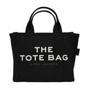 The Small Tote Bag Marc Jacobs Black Cotton