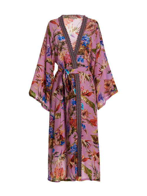 Anjuna 'Jade Tropical' Kimono