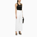 Patou Black Tank Top With Logo