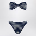 Bikini rayado de Hunza G Jean en azul marino