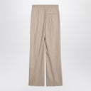 Loulou Studio Beige Wolle und Kaschmirhosen