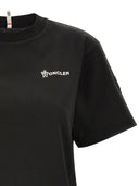 Camiseta de logotipo en relieve de Moncler Grenoble