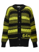 Ganni Logo Cardigan