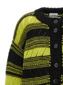 Ganni Logo Cardigan