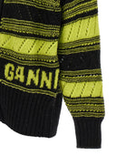 Ganni Logo Cardigan