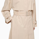 Calvin Klein Beige Cotton Blend Trench