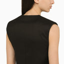 Calvin Klein Black Viscose Blend Waistcoat