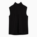 Calvin Klein Black Sleeveless Turtleneck Top