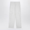 Calvin Klein Textured Cargo Trousers Vaporous Grey
