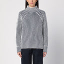 Calvin Klein Striped Wool Turtleneck Jumper
