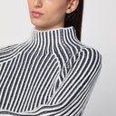 Calvin Klein Striped Wool Turtleneck Jumper
