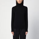 Calvin Klein Black Wool Turtleneck Sweater