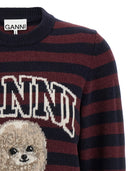 Maglione ganni 'graphic wool miscele stripe
