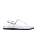 Antiche scarpe piane ghette d'argento