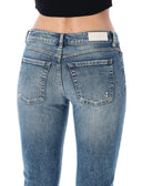 Jeans in denim con icona