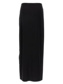 Norma Kamali Long Skirt larga fessura