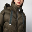 Khrisjoy Musk Green Khris Iconic Down Jacket