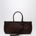 Manebí Brown Woven Nappa Tote Bag