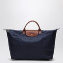 Longchamp Travel Bag Navy Blue Le Pliage Original S