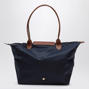 Longchamp Navy Blue Le Pliage Original L Tas