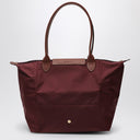 Longchamp Burgundy Le Pliage Original L Bag