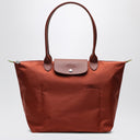 Longchamp Chestnut Coloured L Le Pliage Original Bag