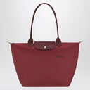 Longchamp Pomegranate Coloured L Le Pliage Green Bag