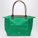 Longchamp Green Le Piage originale M Borsa