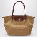 Longchamp Fawn Coloured Le Pliage Original M Bag
