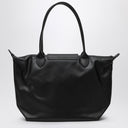 Longchamp Black Shopping Bag M Le Pliage Xtra