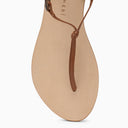 Sandalo in pelle marrone Manebí mer marrone