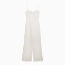 Margaux Lönnberg White Wool Blend Lauren Jumpsuit