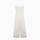 Margaux Lönnberg White Wool Blend Lauren Jumpsuit