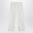 Frame White Stiff Denim Jeans