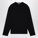 Tekla Black Pyjama Crew Neck Sweater