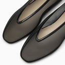 Le Monde Beryl Luna Black Mesh Slipper