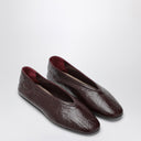 Le Monde Béryl Luna Burgundy Leather Slipper