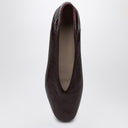 Le Monde Béryl Luna Burgundy Leather Slipper