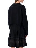 Niedrige klassische Pullover schwarz