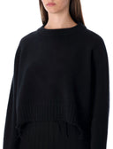 Niedrige klassische Pullover schwarz