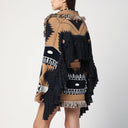 Alanui African Vibes Cardigan Deep Blue/Sand
